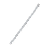 New S925 silver bracelet fully set with moissanite
