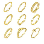 S925 Sterling Silver Ring Set with Zirconia