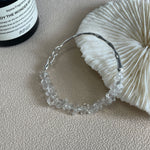 S925 Silver and White Crystal Bracelet