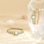 S925 Sterling Silver Zircon Earrings