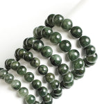 Natural Green Rutilated Quartz Bead Bracelet