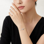 Minimalist S925 Silver Moissanite Bracelet