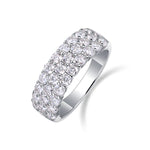 S925 Silver Moissanite Ring