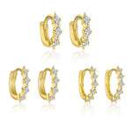 S925 Sterling Silver Earrings with Zirconia