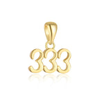 S925 Sterling Silver Number Pendant
