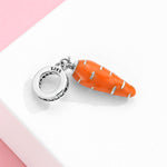S925 Sterling Silver Carrot Pendant
