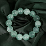 Natural Mint Green Rabbit-Hair Fluorite Bracelet