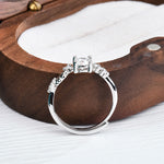 S925 Sterling Silver Mermaid Moissanite Ring