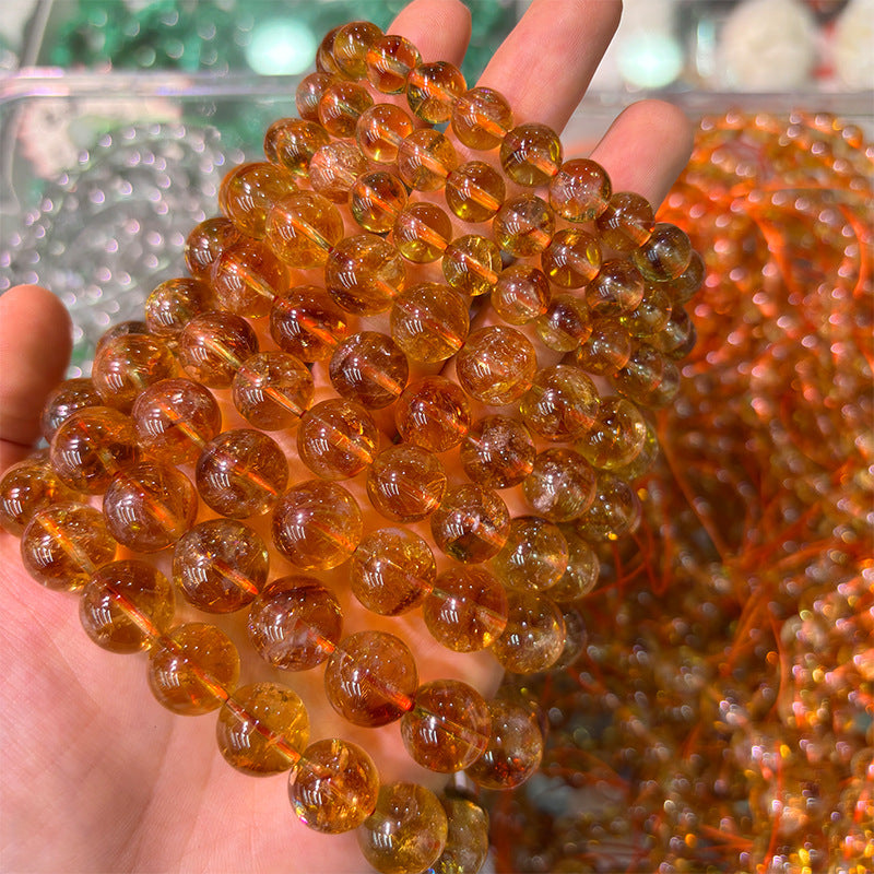 Natural Yellow Phantom Citrine Bracelet