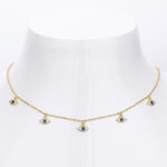 S925 Sterling Silver Fashion Evil Eye Necklace