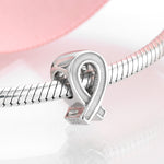 S925 Sterling Silver White Ribbon String Pendant
