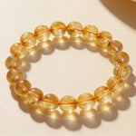 Natural Citrine Beaded Bracelet
