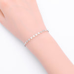 S925 Sterling Silver Disc Bracelet