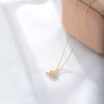 S925 Silver Zircon Inlaid Twelve Constellation Pendant Necklace
