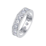 S925 Silver Moissanite Full-Eternity Ring