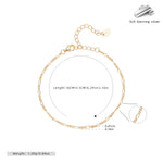 S925 Sterling Silver Diamond-Cut Bracelet