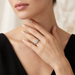S925 Silver Moissanite Ring
