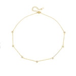 S925 Sterling Silver Gold Plated Star Zircon Inlaid Pendant Necklace