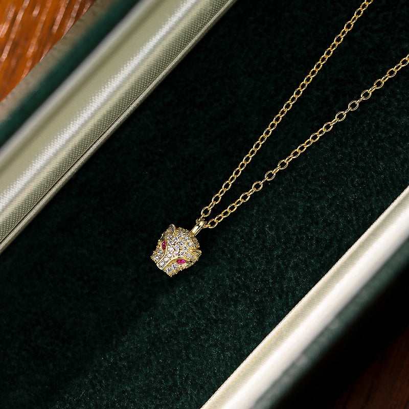 S925 Sterling Silver Necklace with Micro-set Zirconia