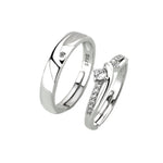 Mobius 925 Sterling Silver Couple Rings