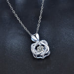 S925 Sterling Silver Moissanite Eight Awn Star Necklace