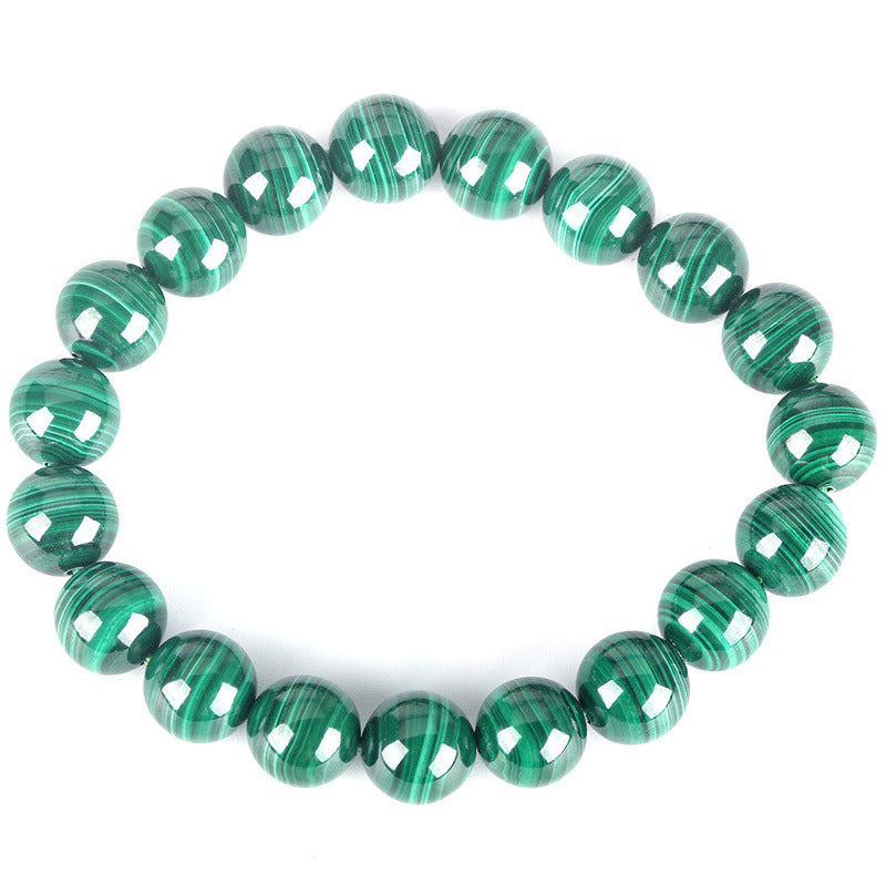 Natural Banded Malachite Bracelet