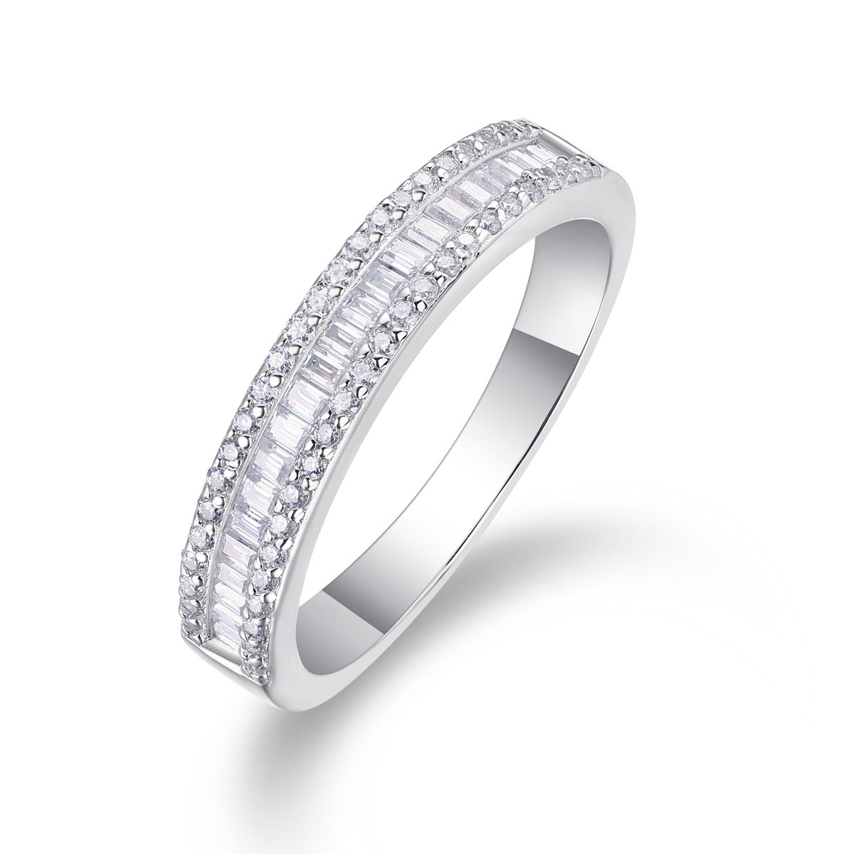S925 Silver Moissanite Ring