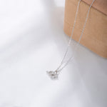 S925 Silver Zircon Inlaid Twelve Constellation Pendant Necklace