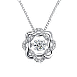 S925 Sterling Silver Moissanite Eight Awn Star Pendant Necklace