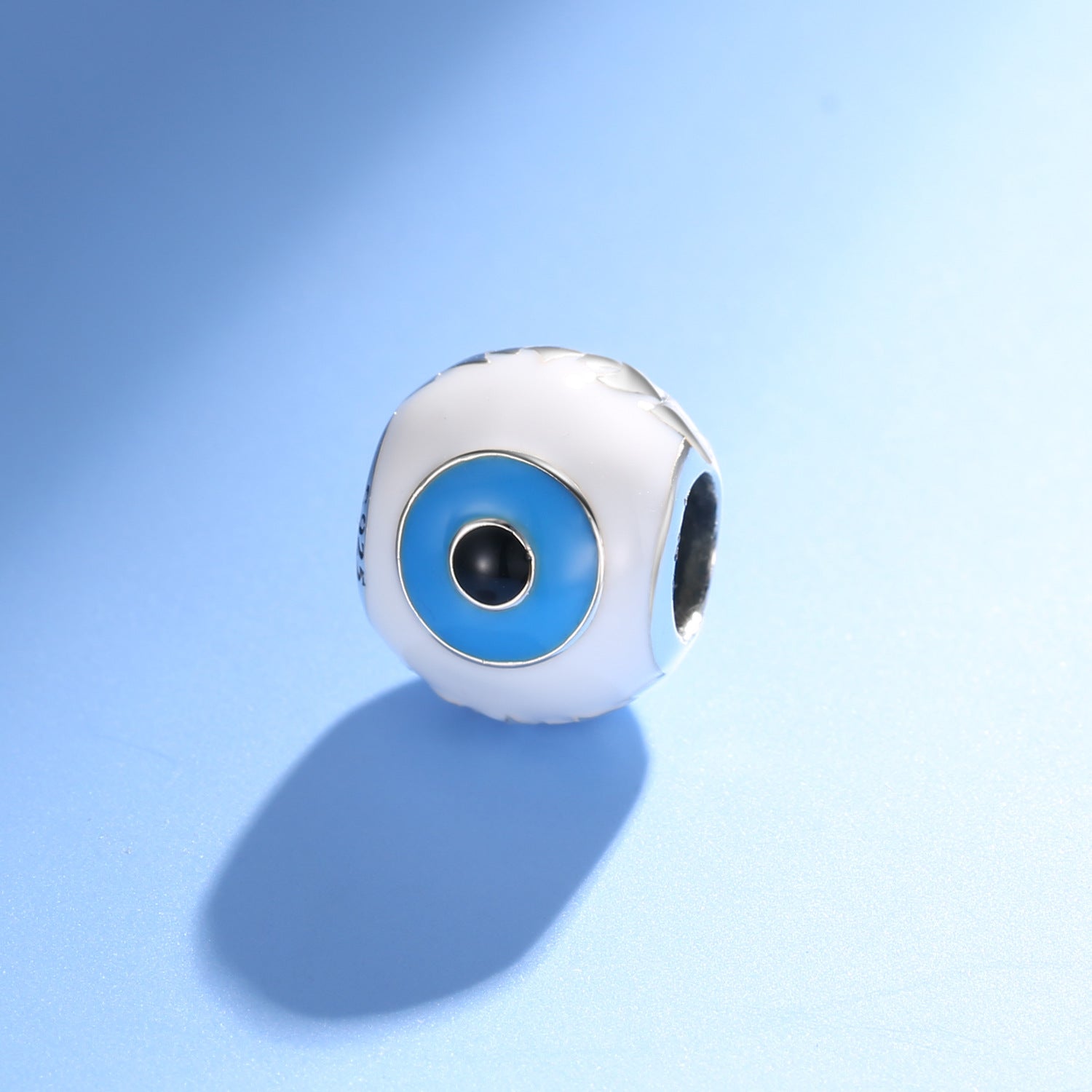 S925 Sterling Silver Devil's Eye Pendant