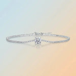 S925 Silver "Dawn Dew" Moissanite Bracelet
