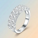 S925 Silver Moissanite Ring