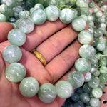 Natural Emerald Round Bead Bracelet