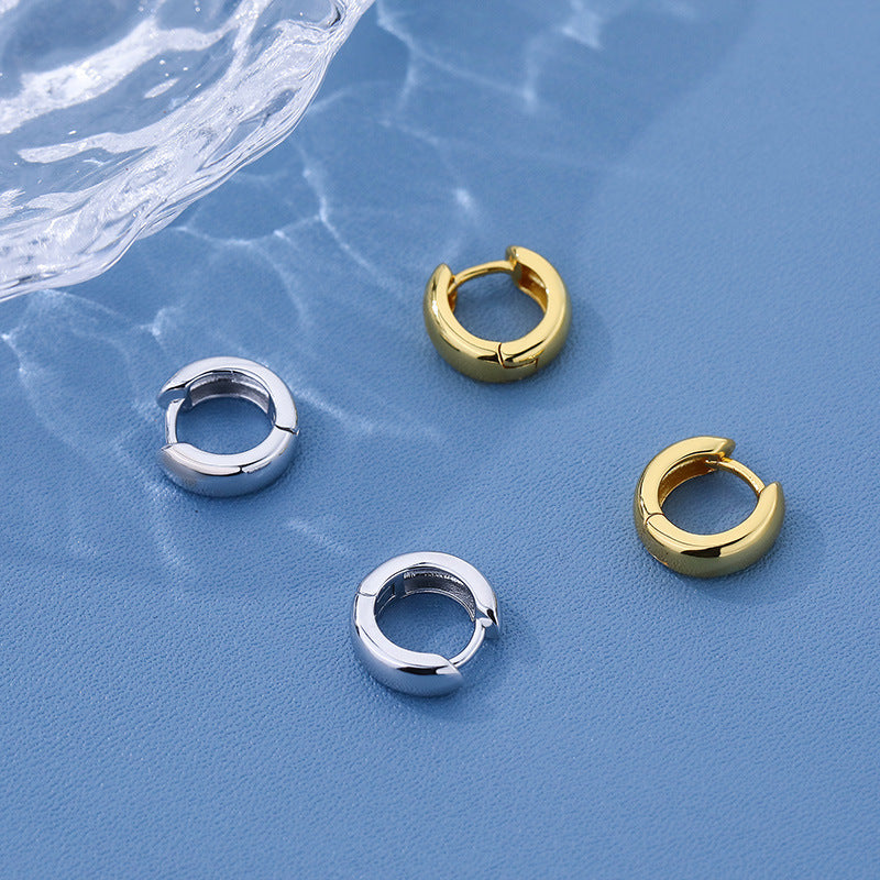 925 Sterling Silver Hoop Earrings