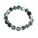 S925 Sterling Silver Green Phantom Crystal Luxury Delicate Butterfly Bracelet