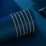 S925 Sterling Silver Small Bead Bracelet