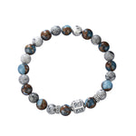 999 Pure Silver Six‑Syllable Mantra Bracelet High‑End StyleMen's Premium