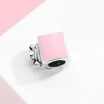 S925 Sterling Silver Perfume Bottle Inlaid Zircon Pendant