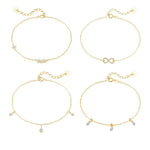 S925 Sterling Silver Bracelet with Zirconia