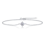 Minimalist S925 Silver Moissanite Bracelet