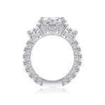 S925 Sterling Silver Ring with Moissanite