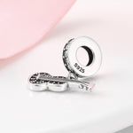 S925 Sterling Silver Guitar Diamond-Embedded Zircon Pendant