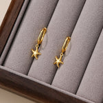 S925 Sterling Silver Starfish Earrings