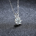 S925 Sterling Silver Classic Six-Claw Necklace