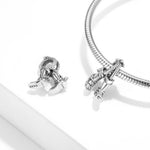 S925 Sterling Silver Western Gothic Boot Pendant