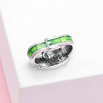 S925 Sterling Silver Mini Watch Beaded Pendant