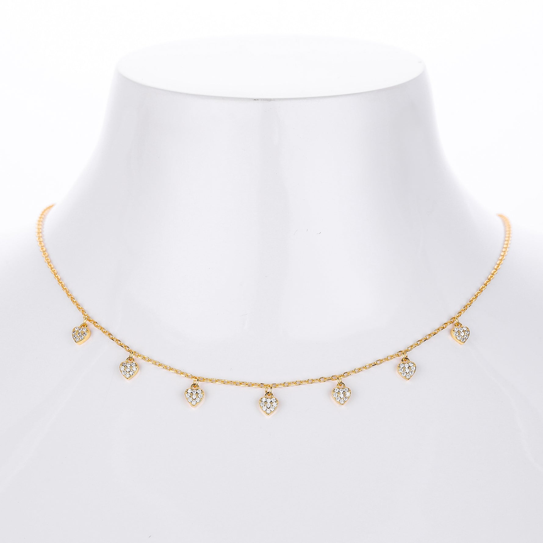 S925 pure silver zirconia ins exclusive necklace
