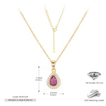 Double-layer zircon earrings and affordable luxury zircon necklace