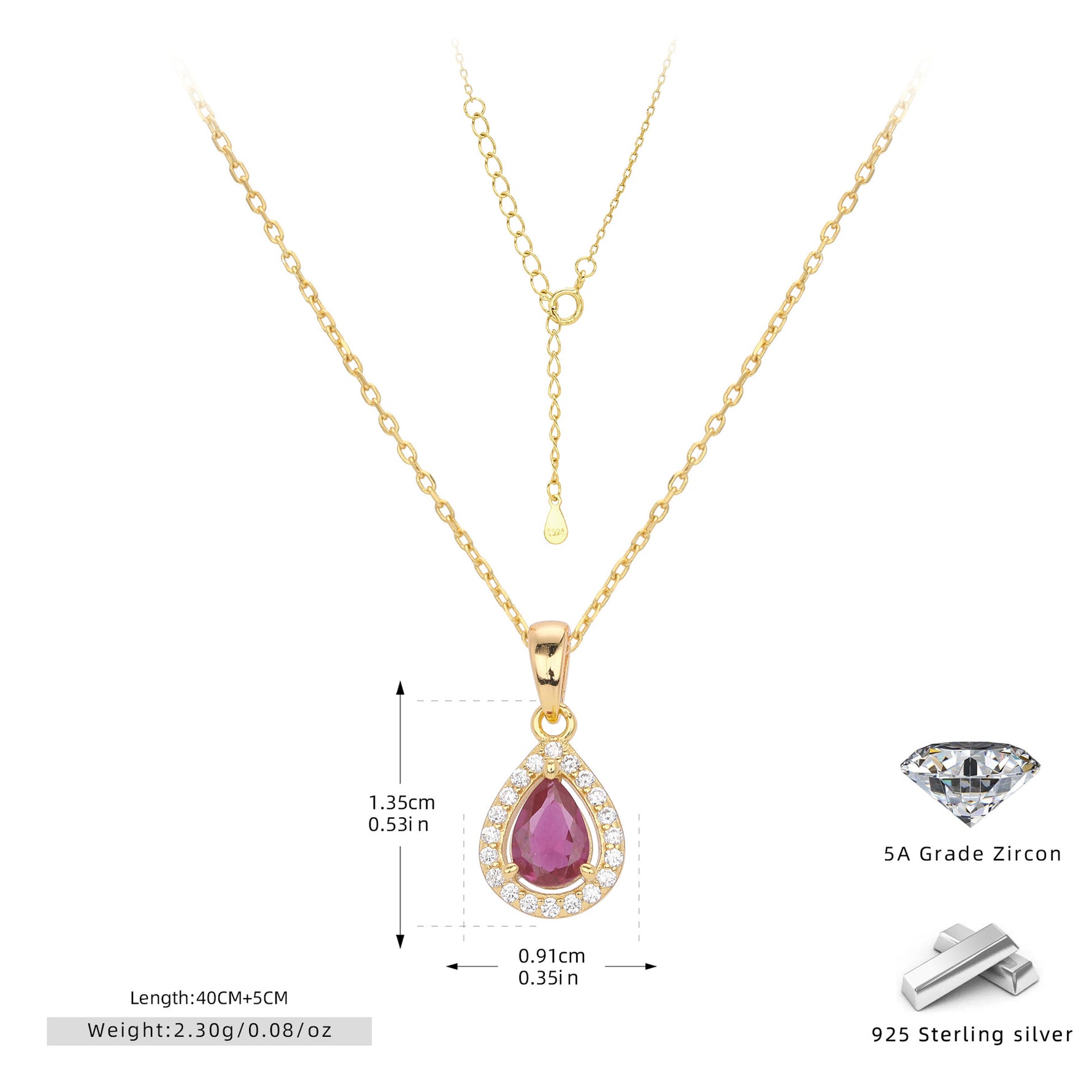 Double-layer zircon earrings and affordable luxury zircon necklace