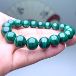 Natural Banded Malachite Bracelet